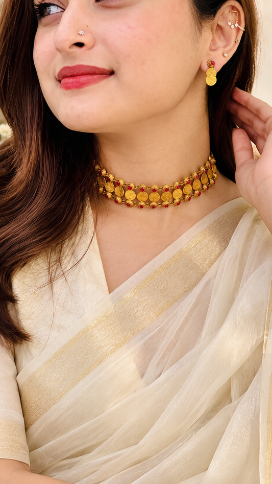 Lakshmi Kasu Maala Choker