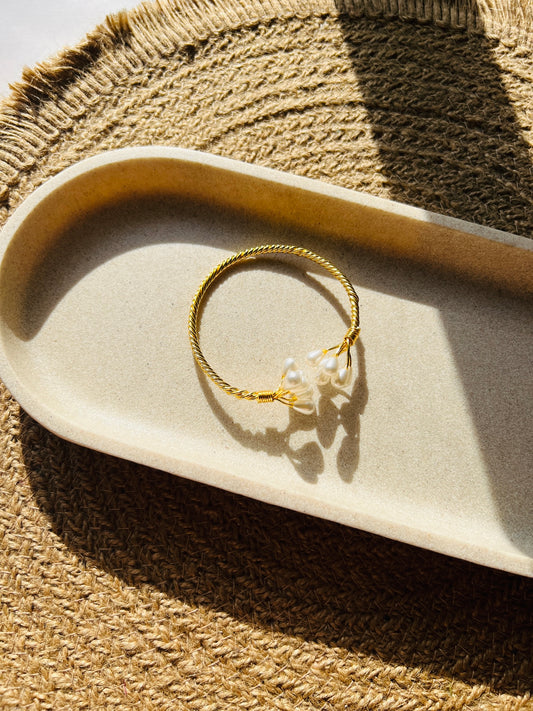 Pearl Blossom Cuff