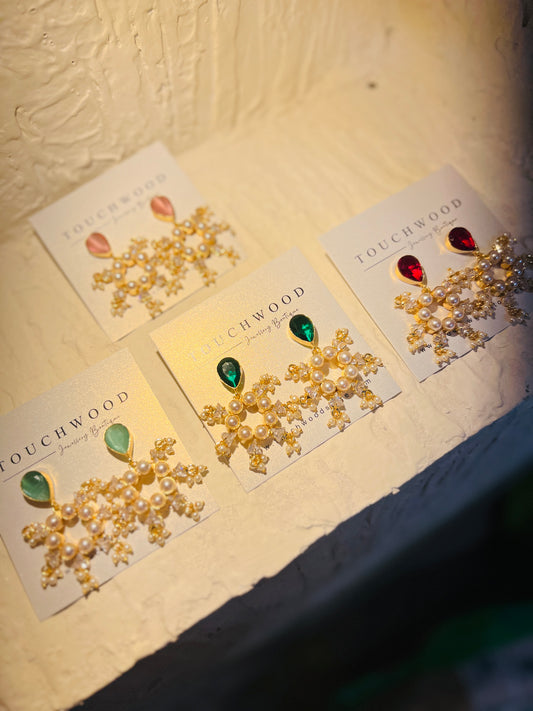 Fleur Drops Earrings