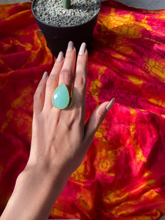 Flawless drop Ring(adjustable size) - rings