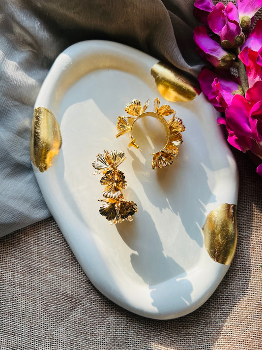 Aurora Bloom Hoop Earrings