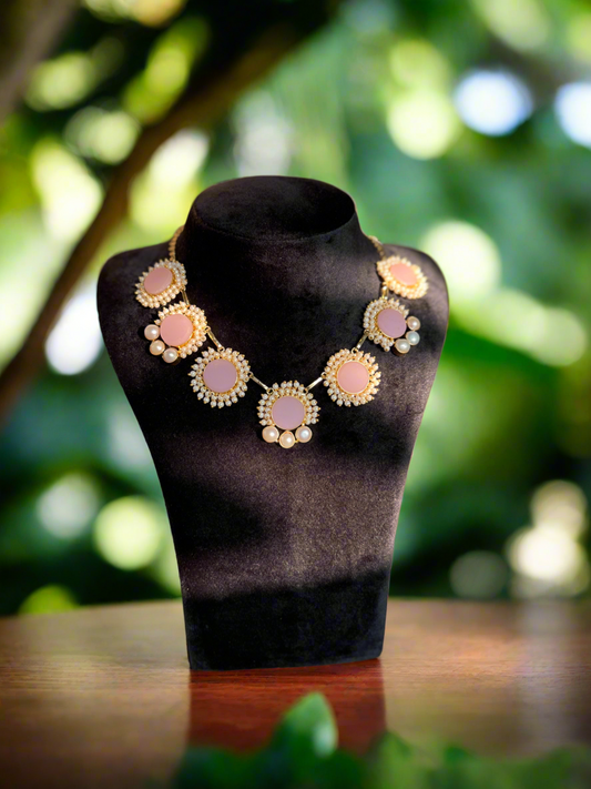 Blush Pearl Harmony Neckpiece - Neckpiece