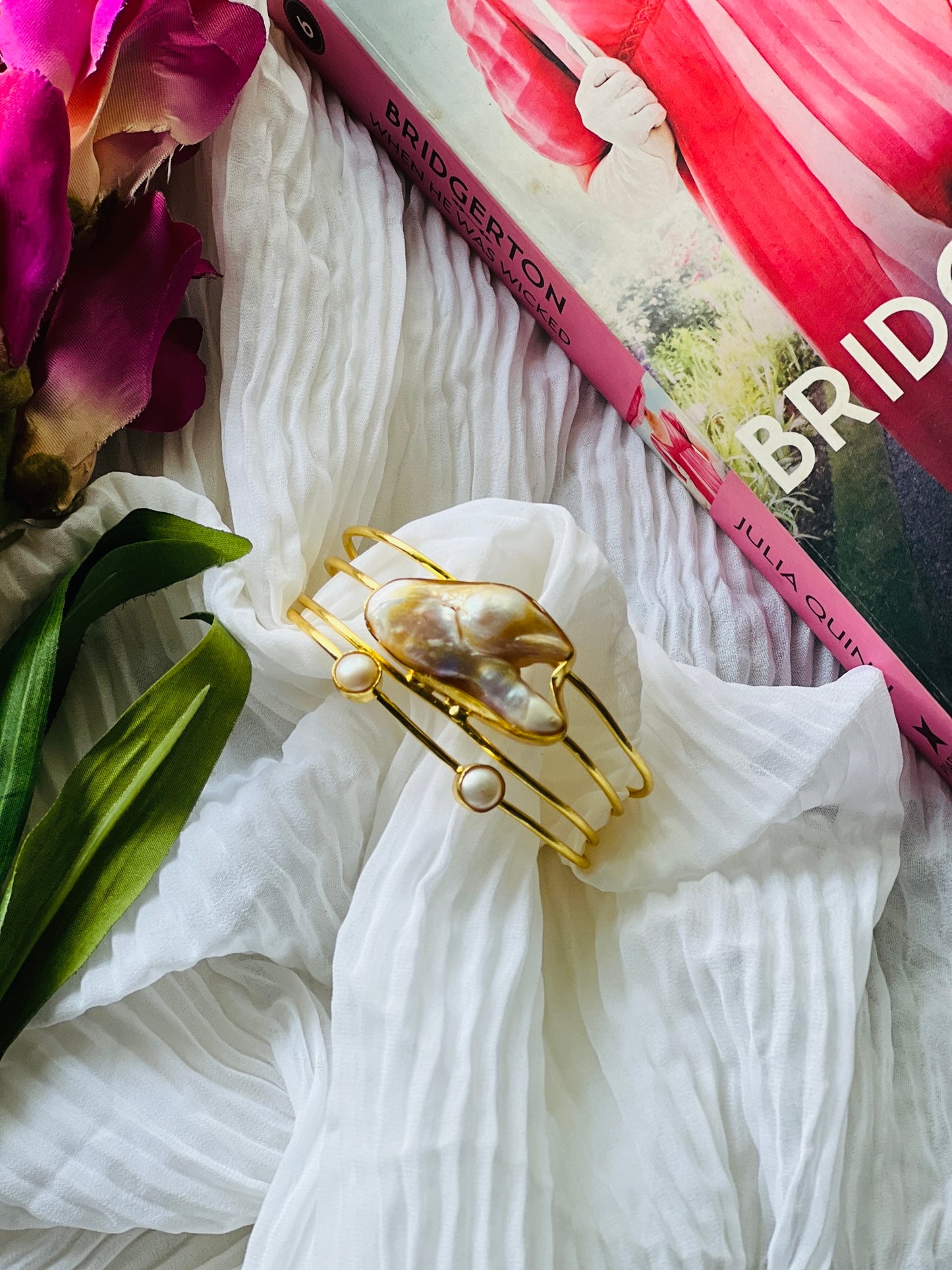 Baroque Majesty Pearl Bangle