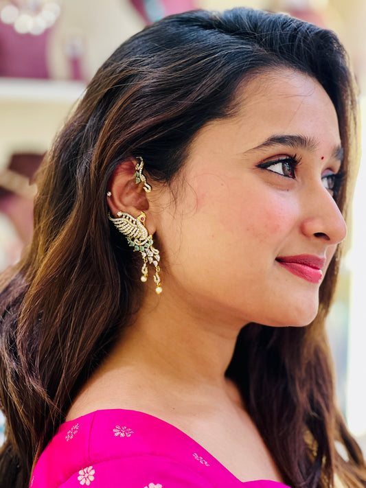 Peacock Royale Ear Cuff