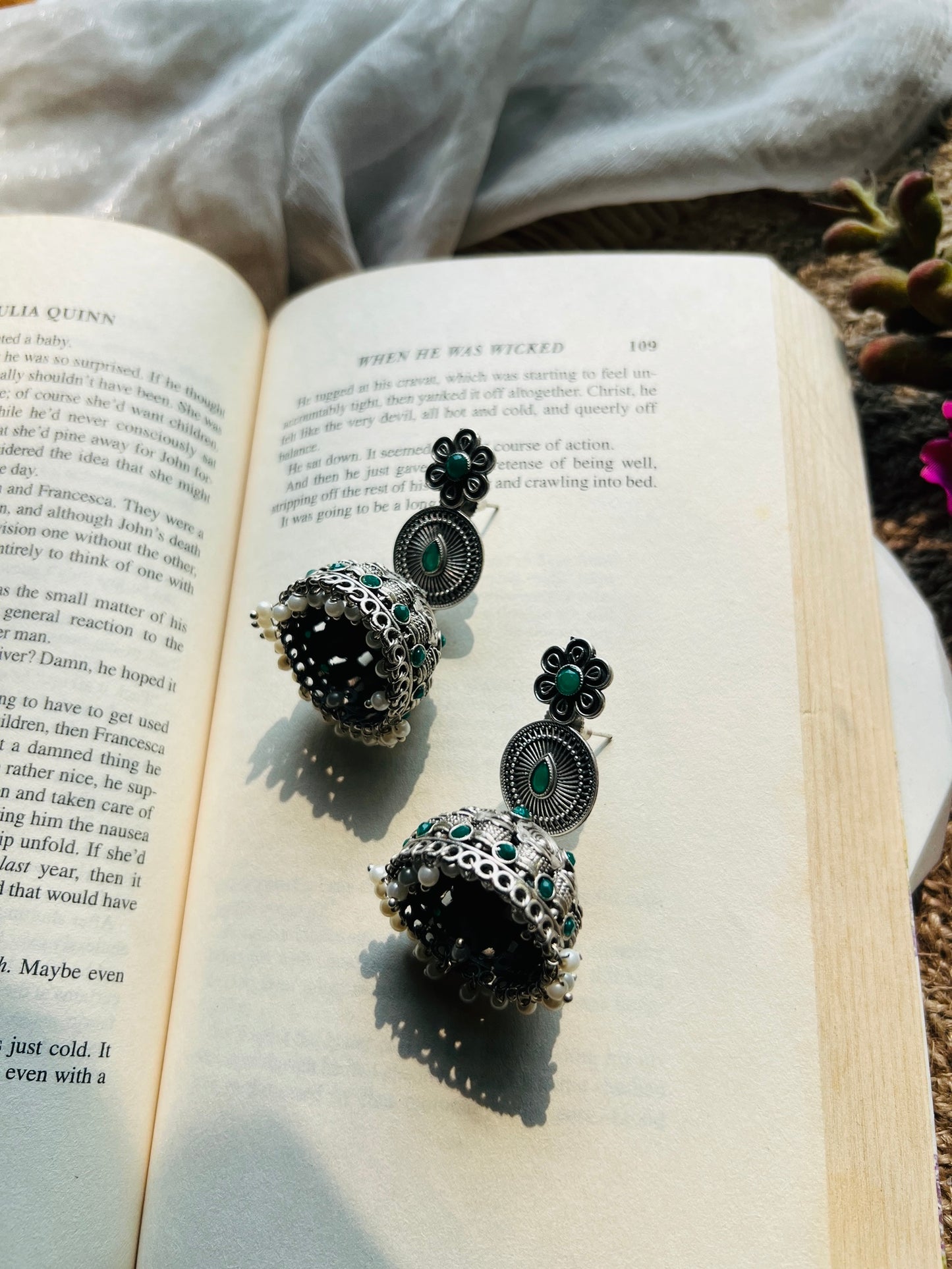 Trilaya Jhumka - Earrings
