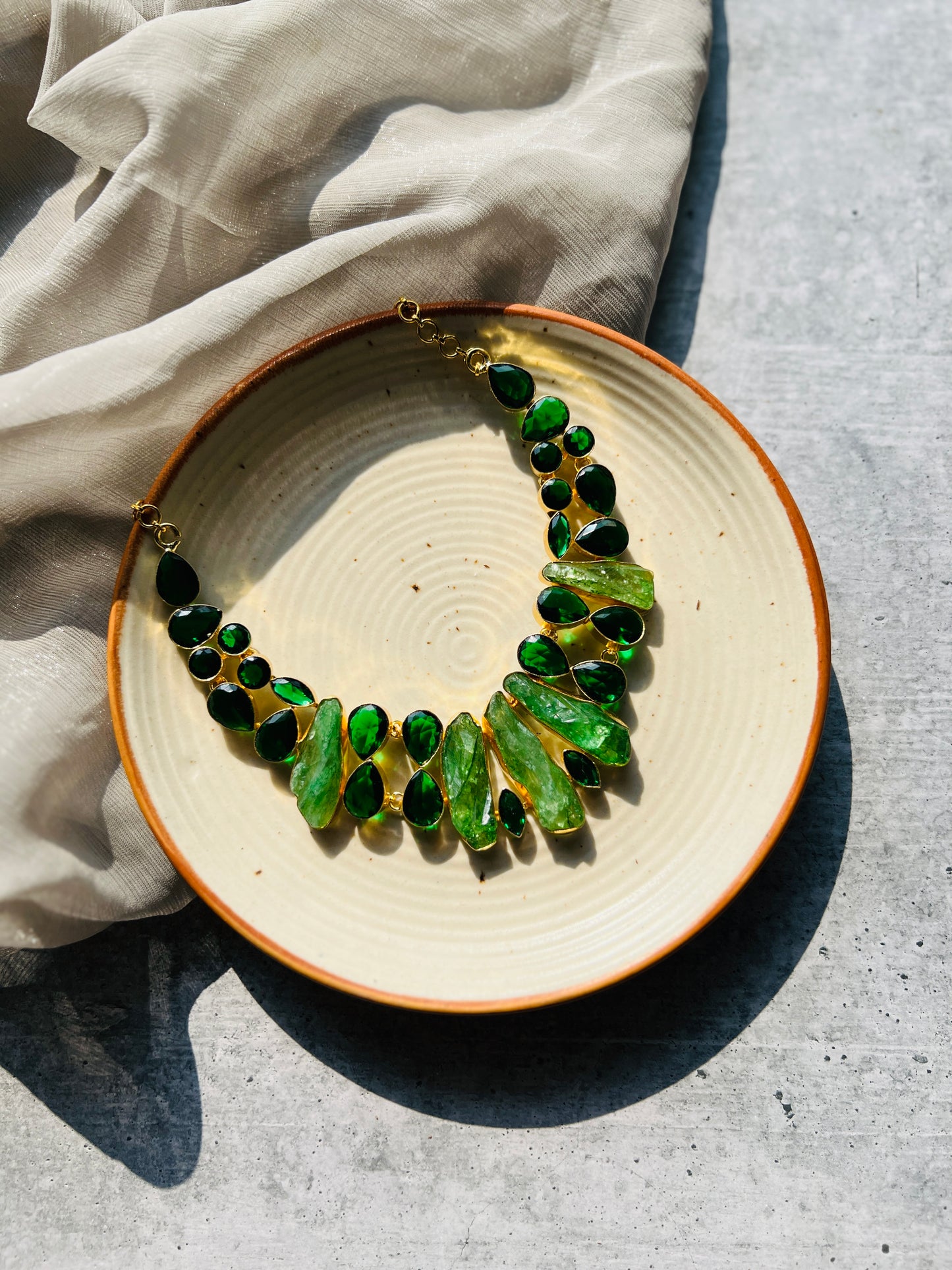 Emerald Aura Necklace
