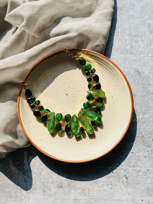 Emerald Aura Necklace