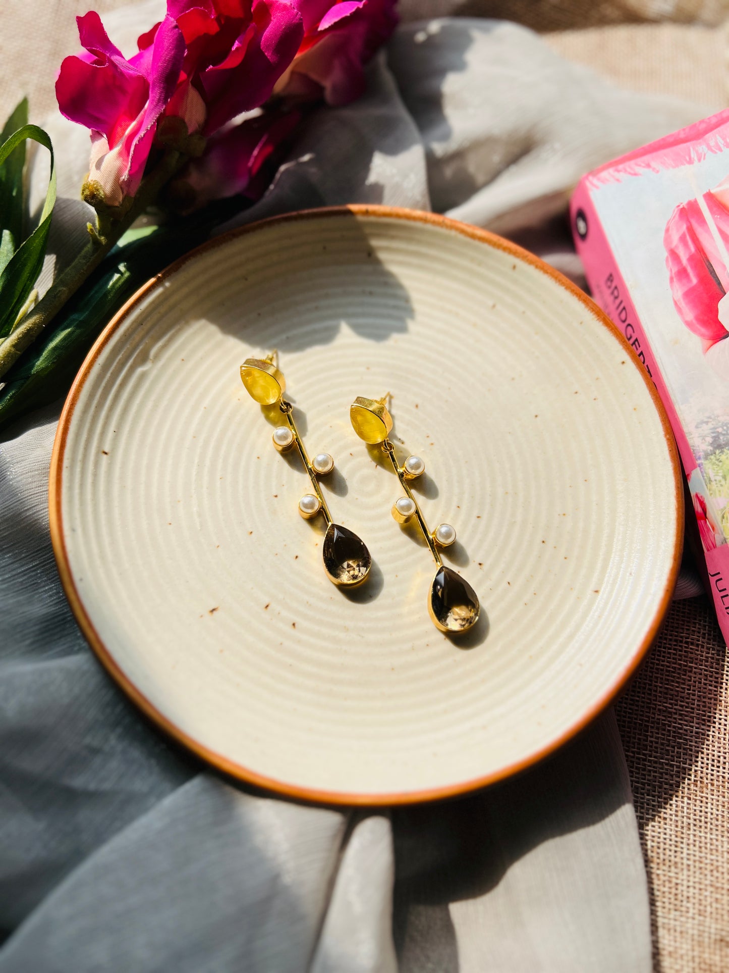 MoonAura Luxe Long Earrings