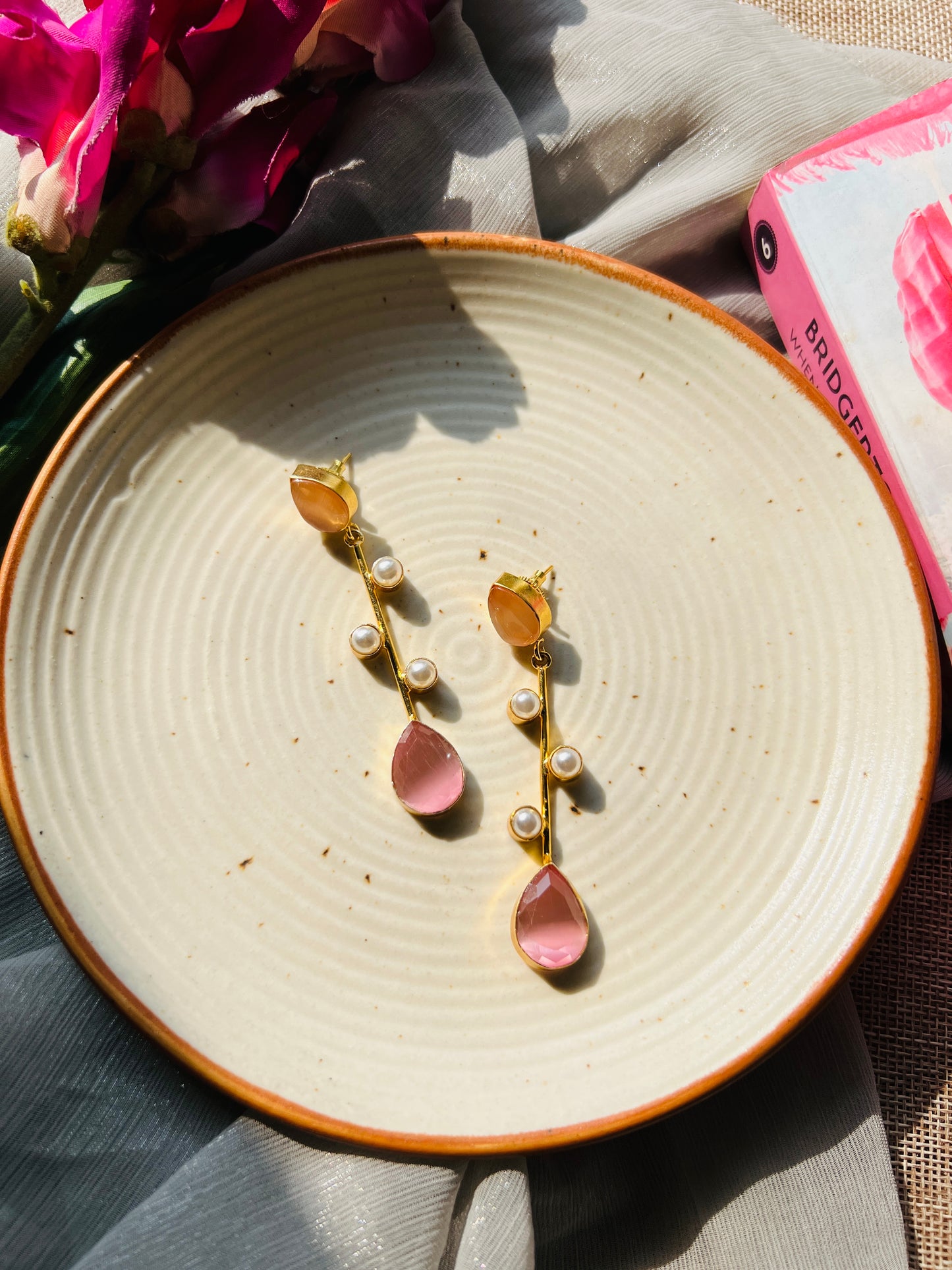 MoonAura Luxe Long Earrings