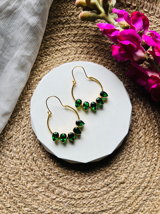 Sparkle Loop Earrings - Earrings