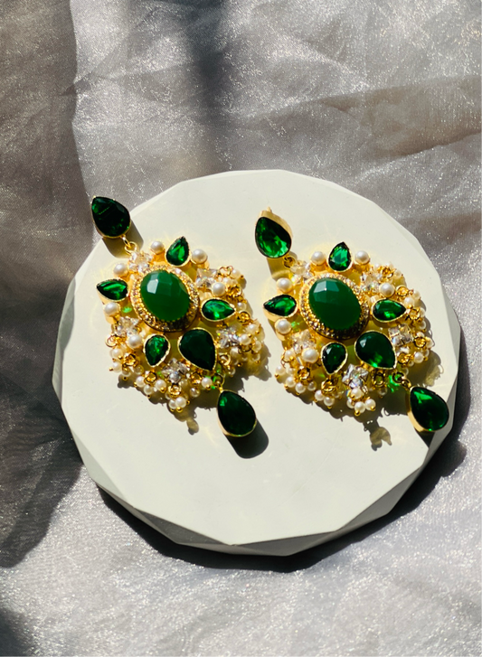 Lustre Royale Earrings - Earrings