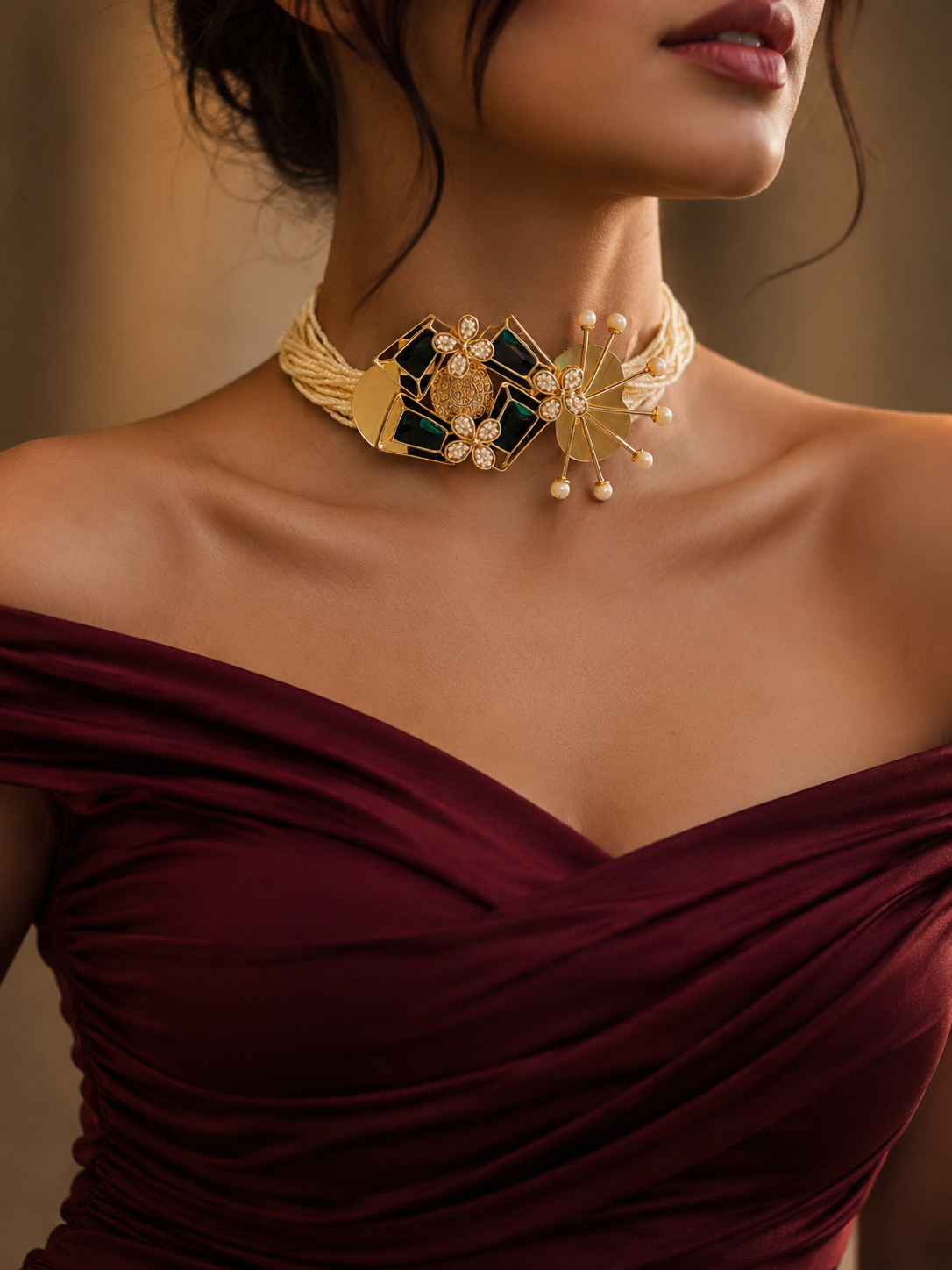 Ivory Eclipse Choker