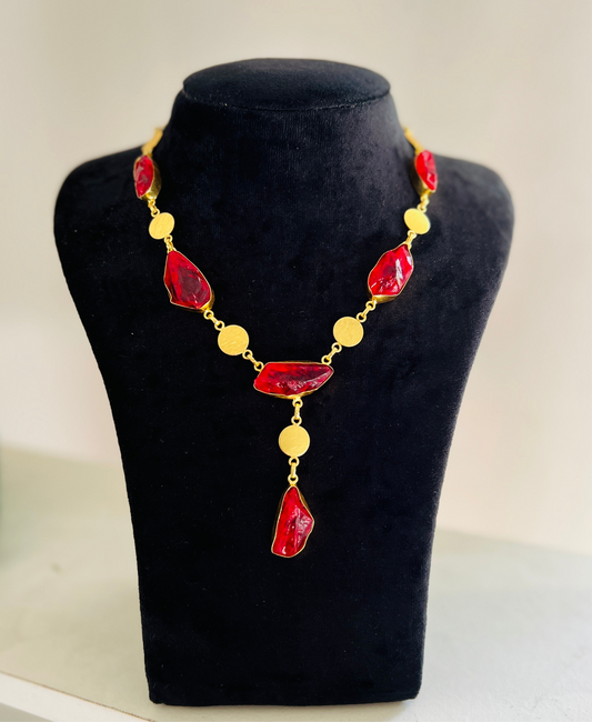 Strawberry Love Necklace - Neckpiece