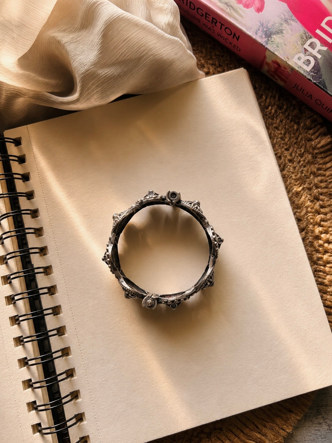 Vaibhav Antique Silver Bangle