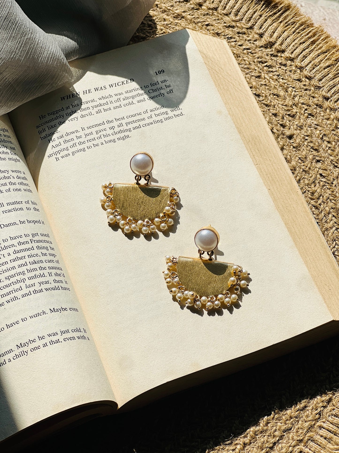 Pearl Halo Chandeliers