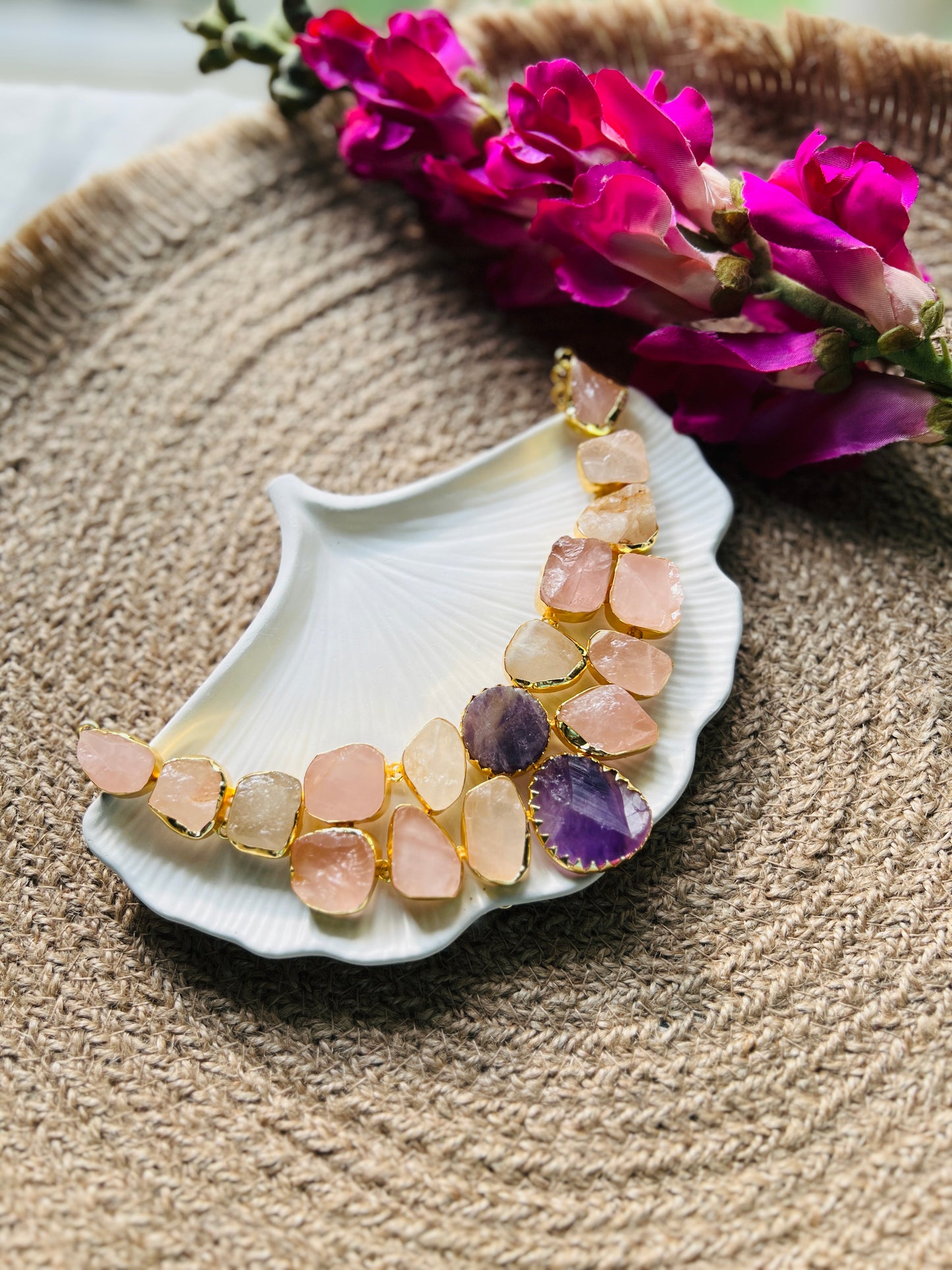 Blush Prism Neckpiece