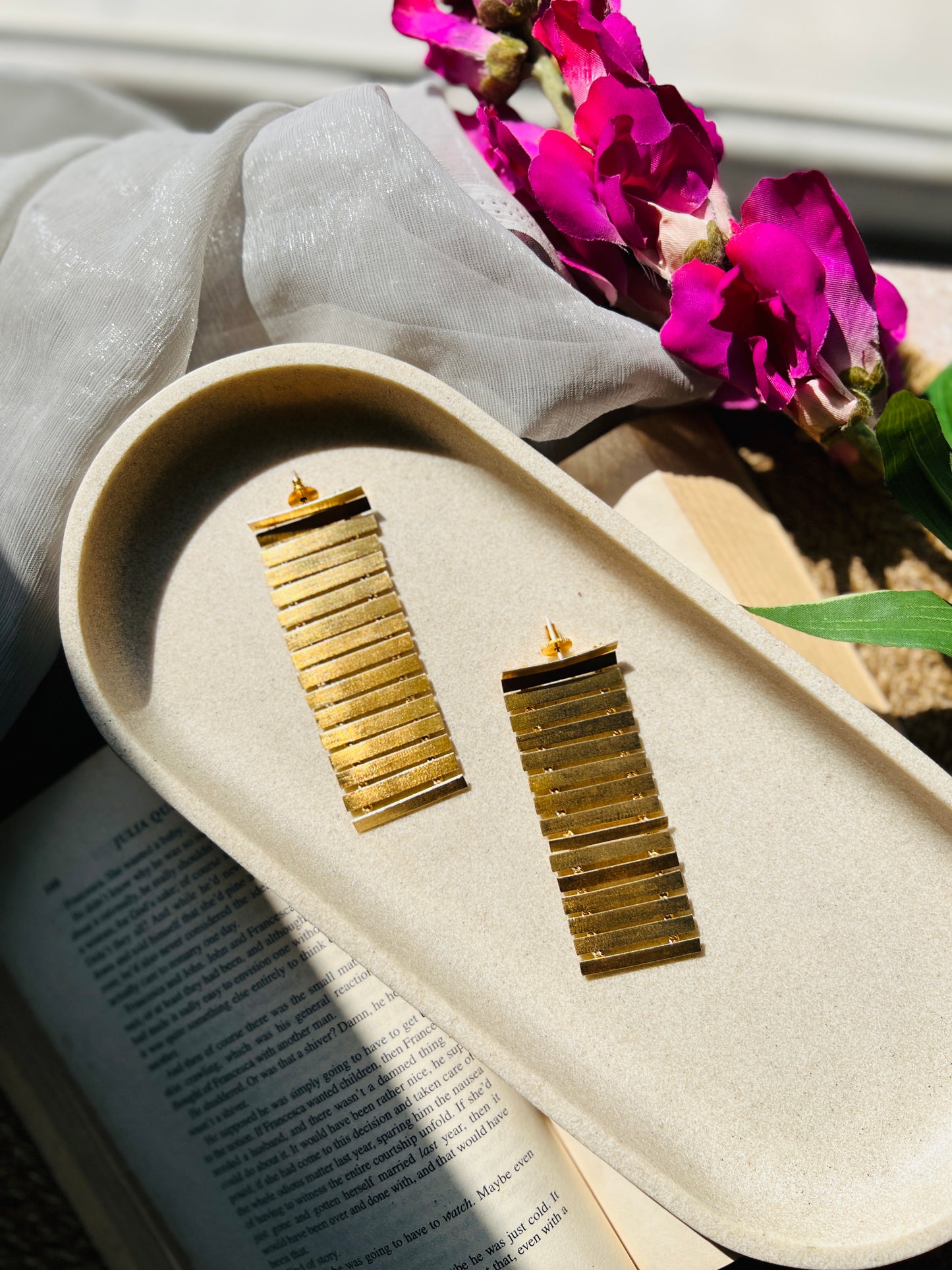 Golden Cadence Earrings