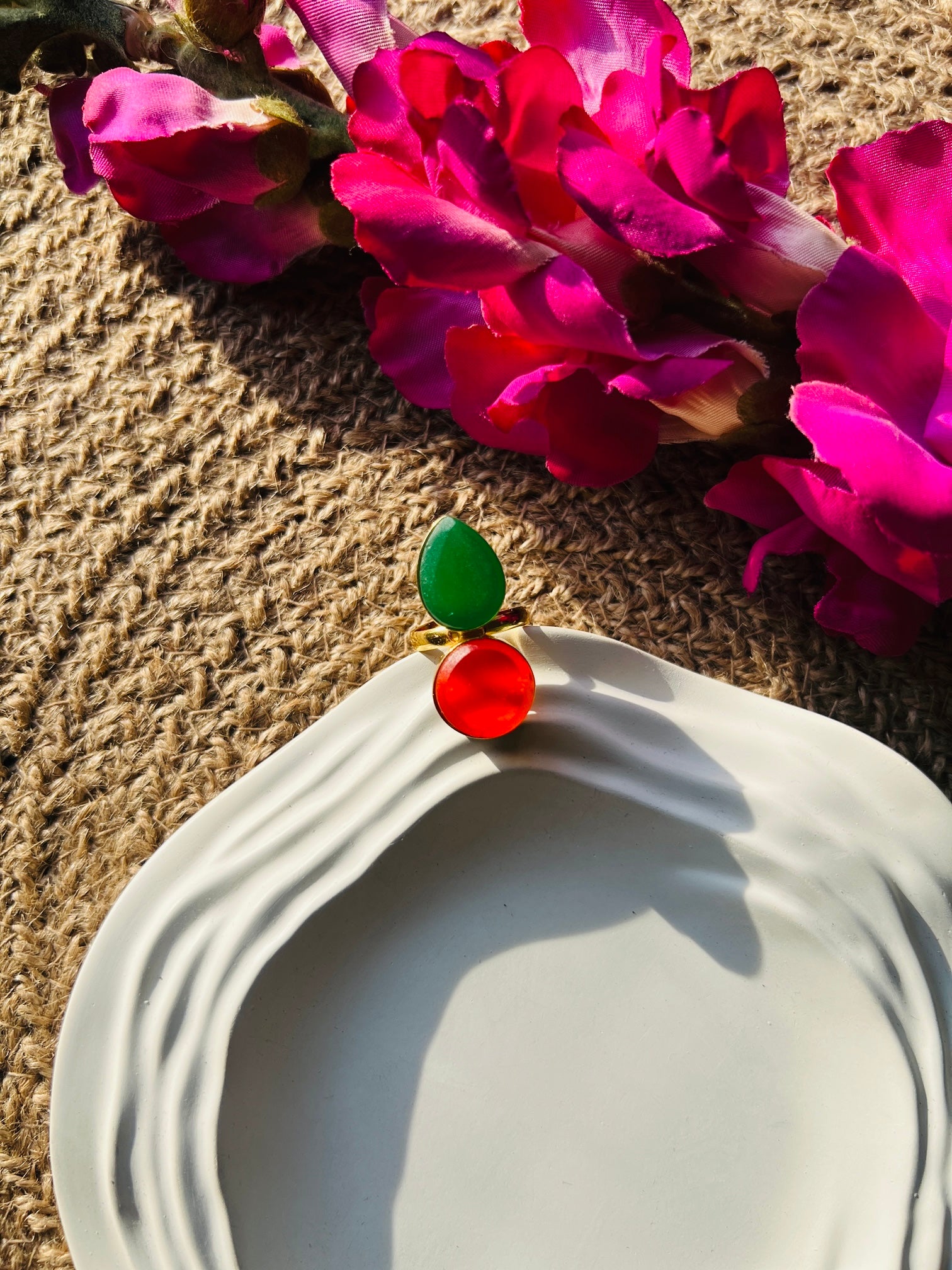 Vibrant Duo Ring - rings