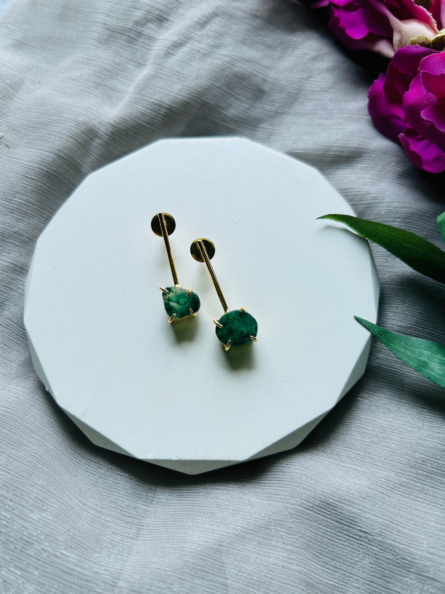 Candy Stone Minimal Earrings