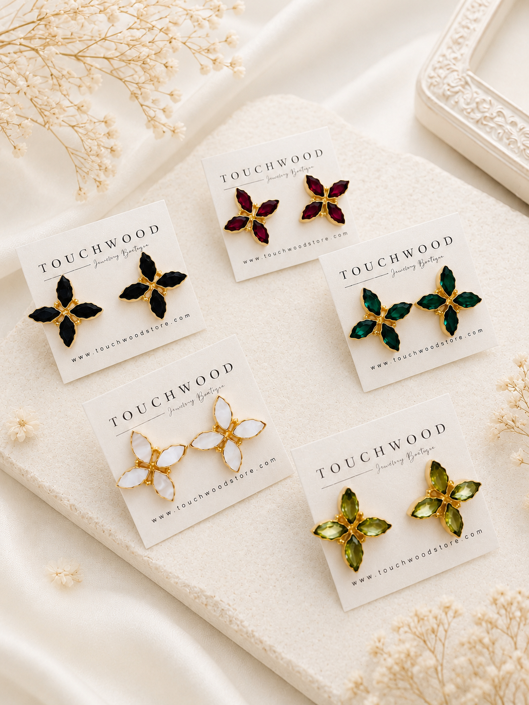 Luna Clover Studs
