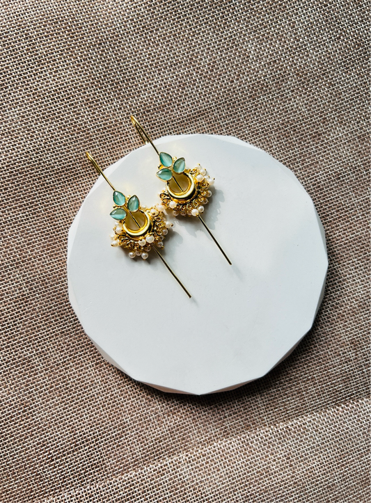 STONE EARCUFFS - Earrings