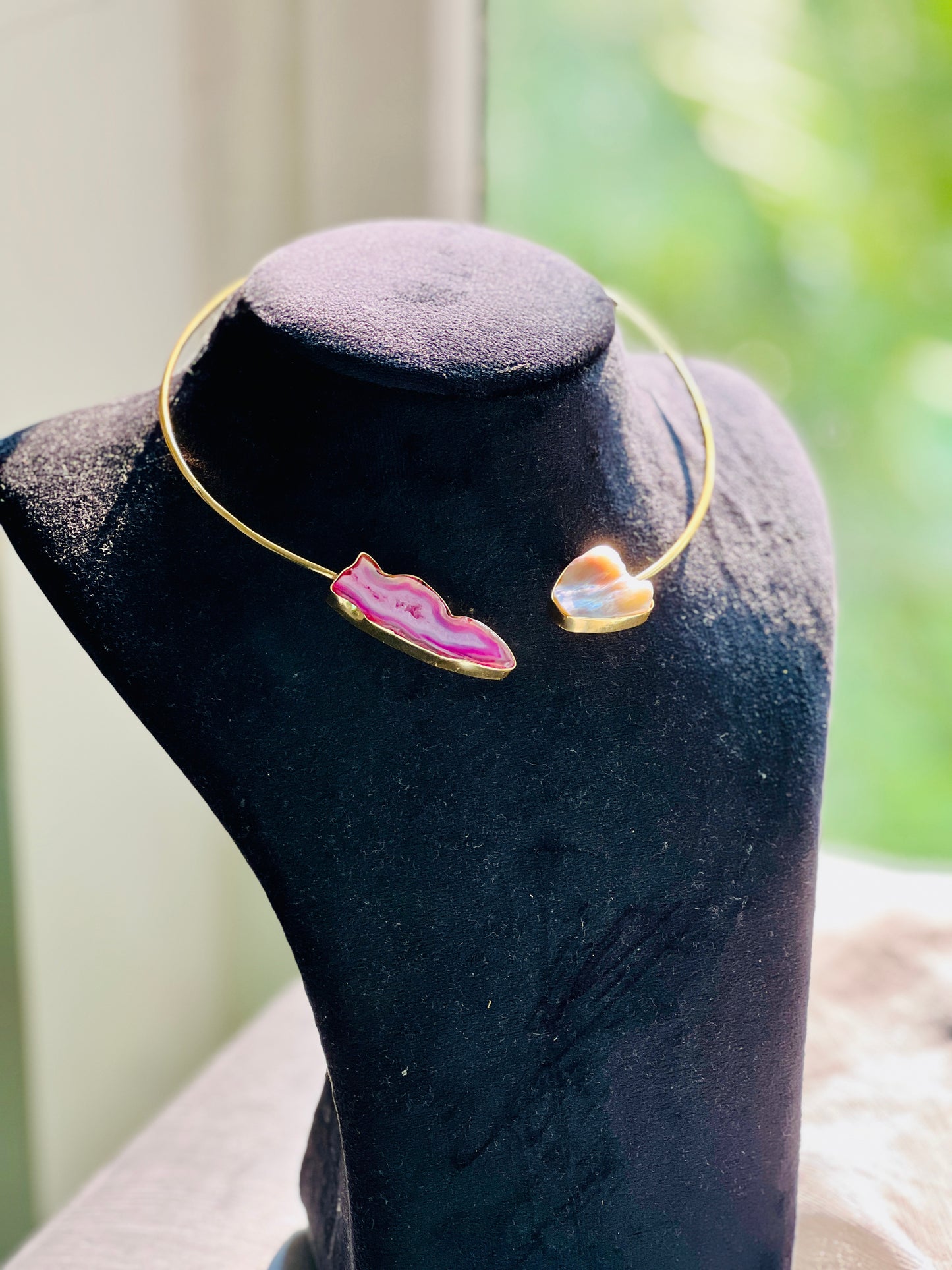 Dual Stone Aura Choker