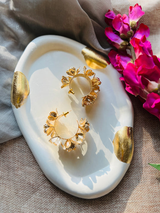 Aurora Bloom Hoop Earrings