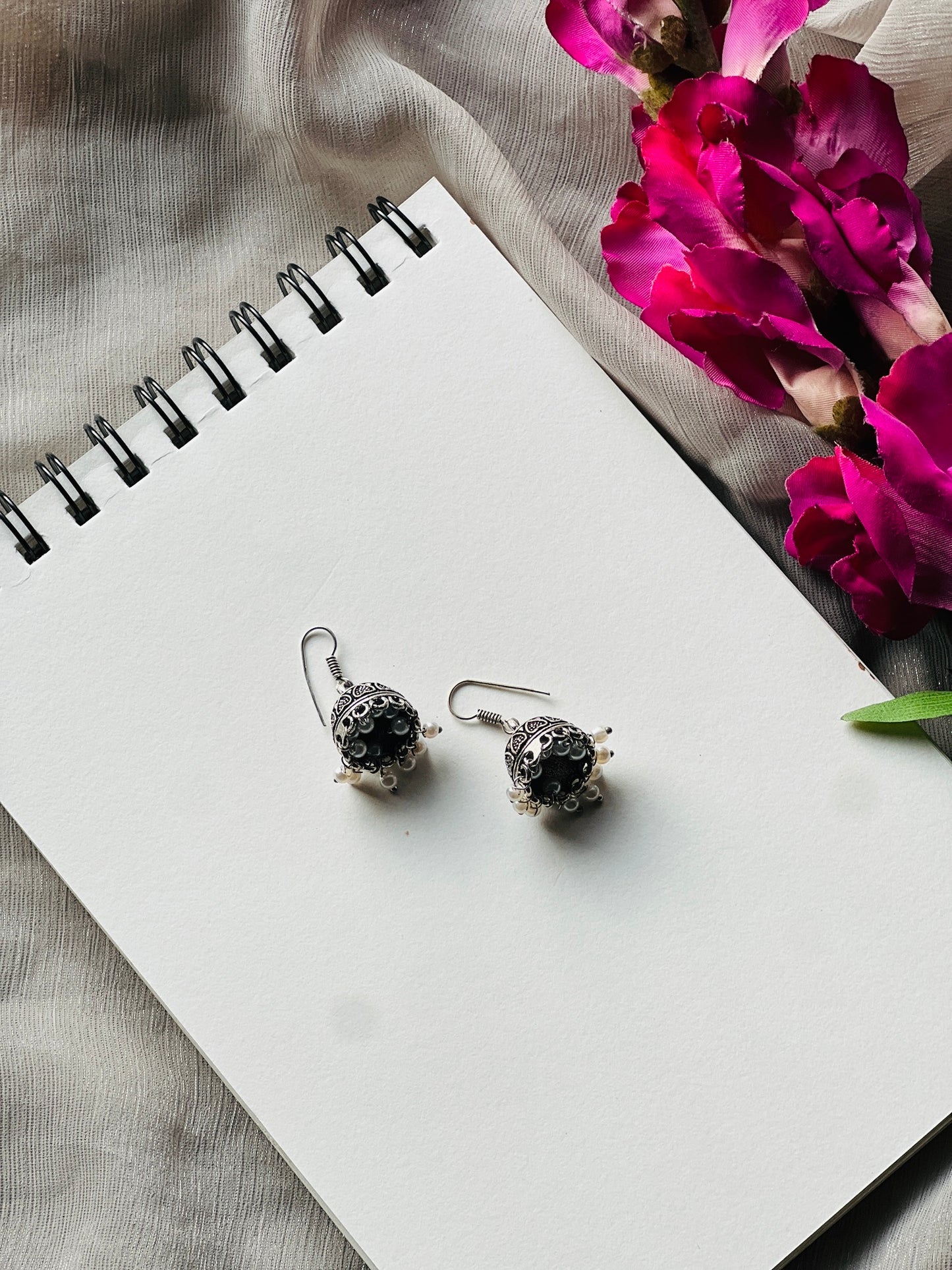 Chandrika Pearl Jhumkis