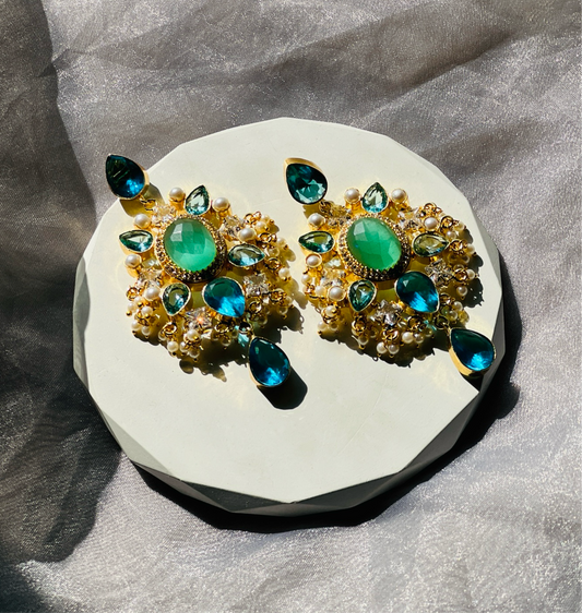Lustre Royale Earrings - Earrings