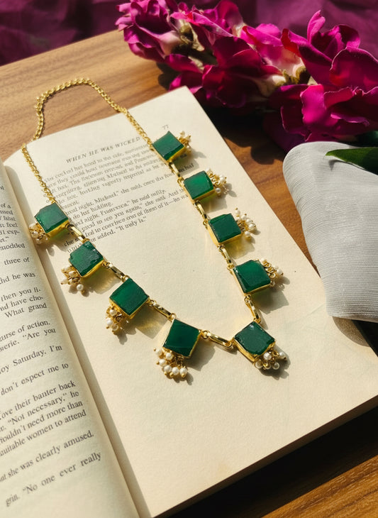 Emerald Pearl Aura Set