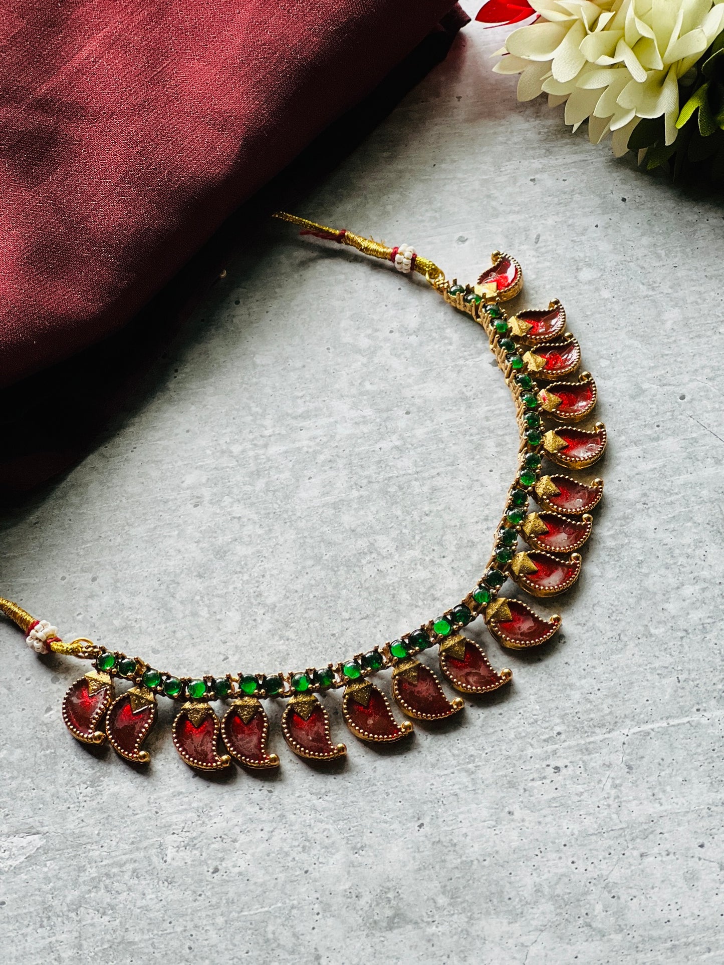 Manjari Pachila Necklace