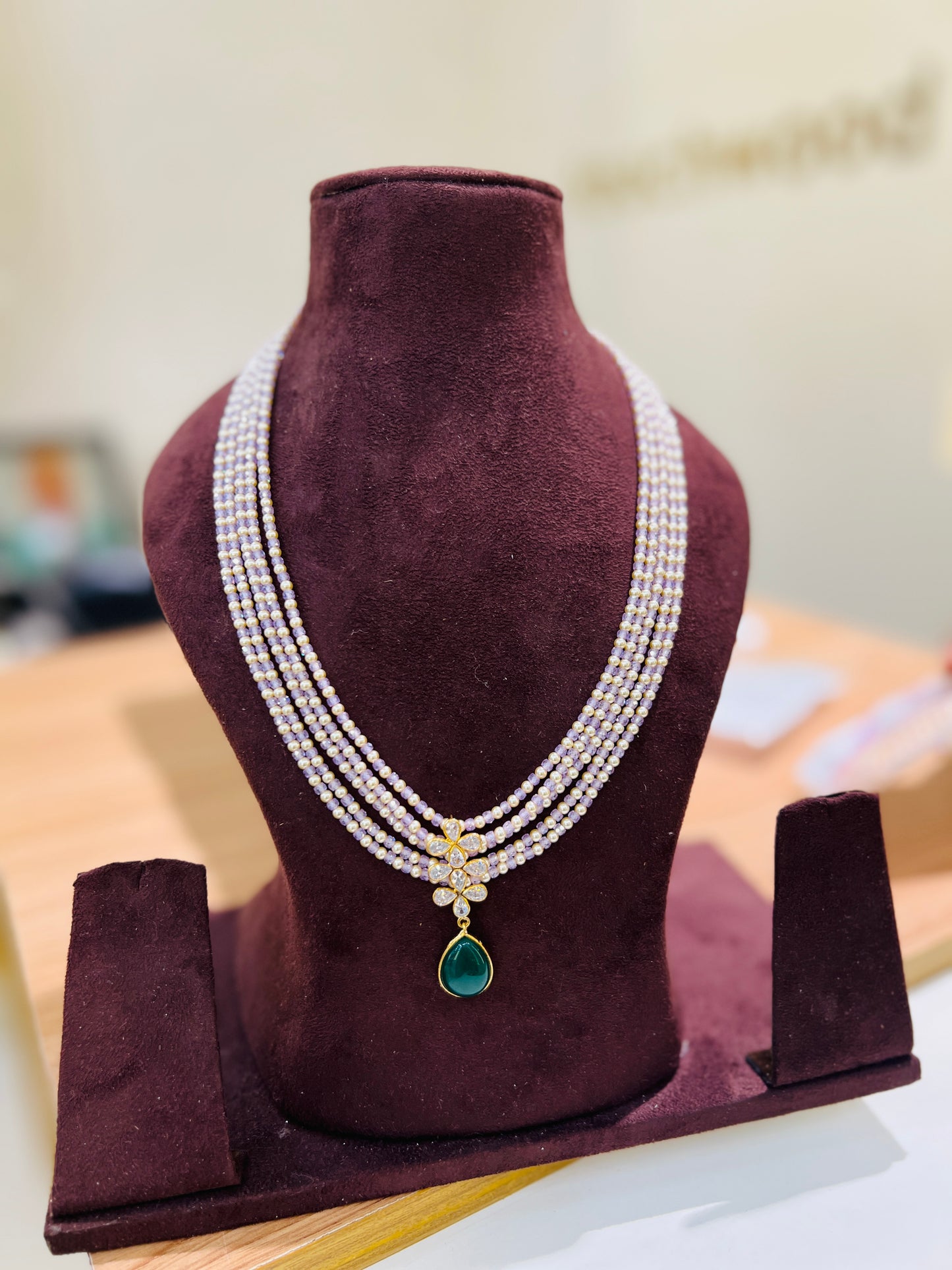 Pearl Blossom Drop Necklace