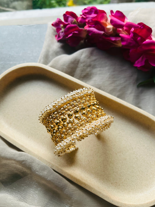Swarna Pearl Mesh Cuff