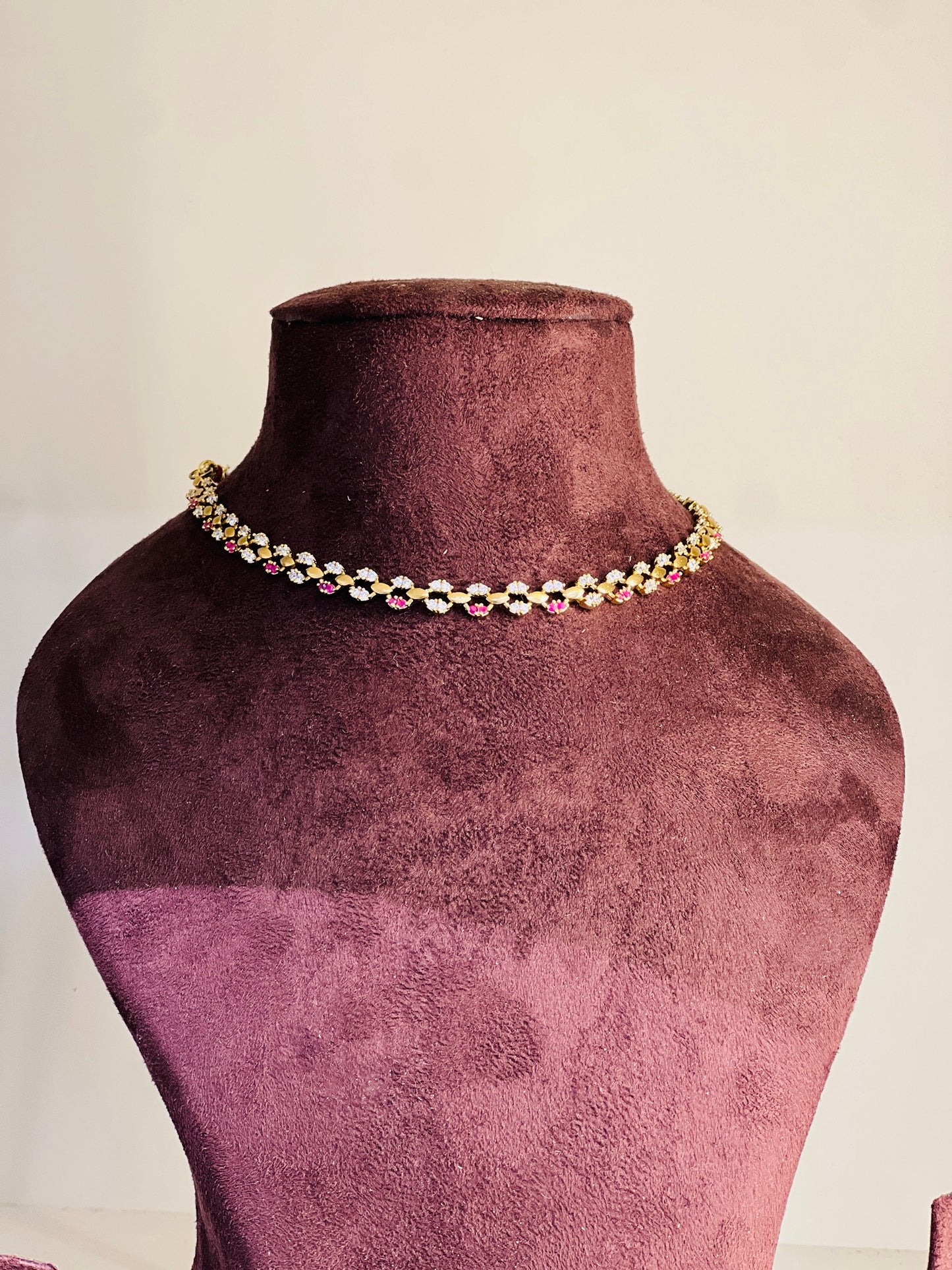 Ruby Blossom Spark Choker