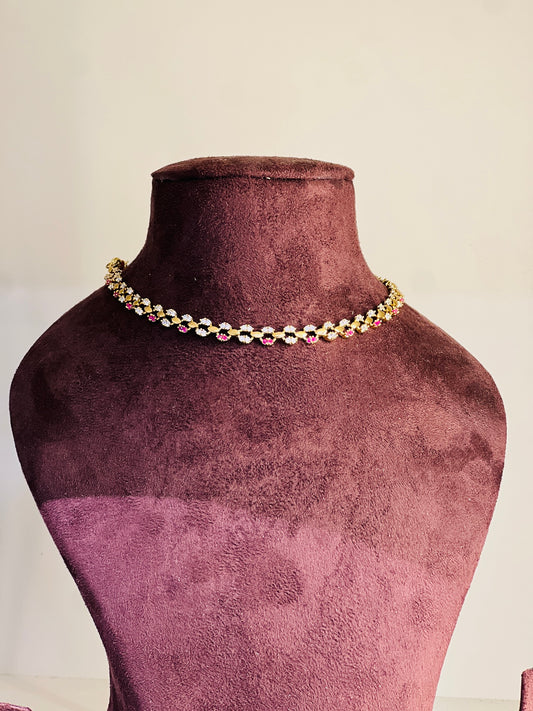 Ruby Blossom Spark Choker