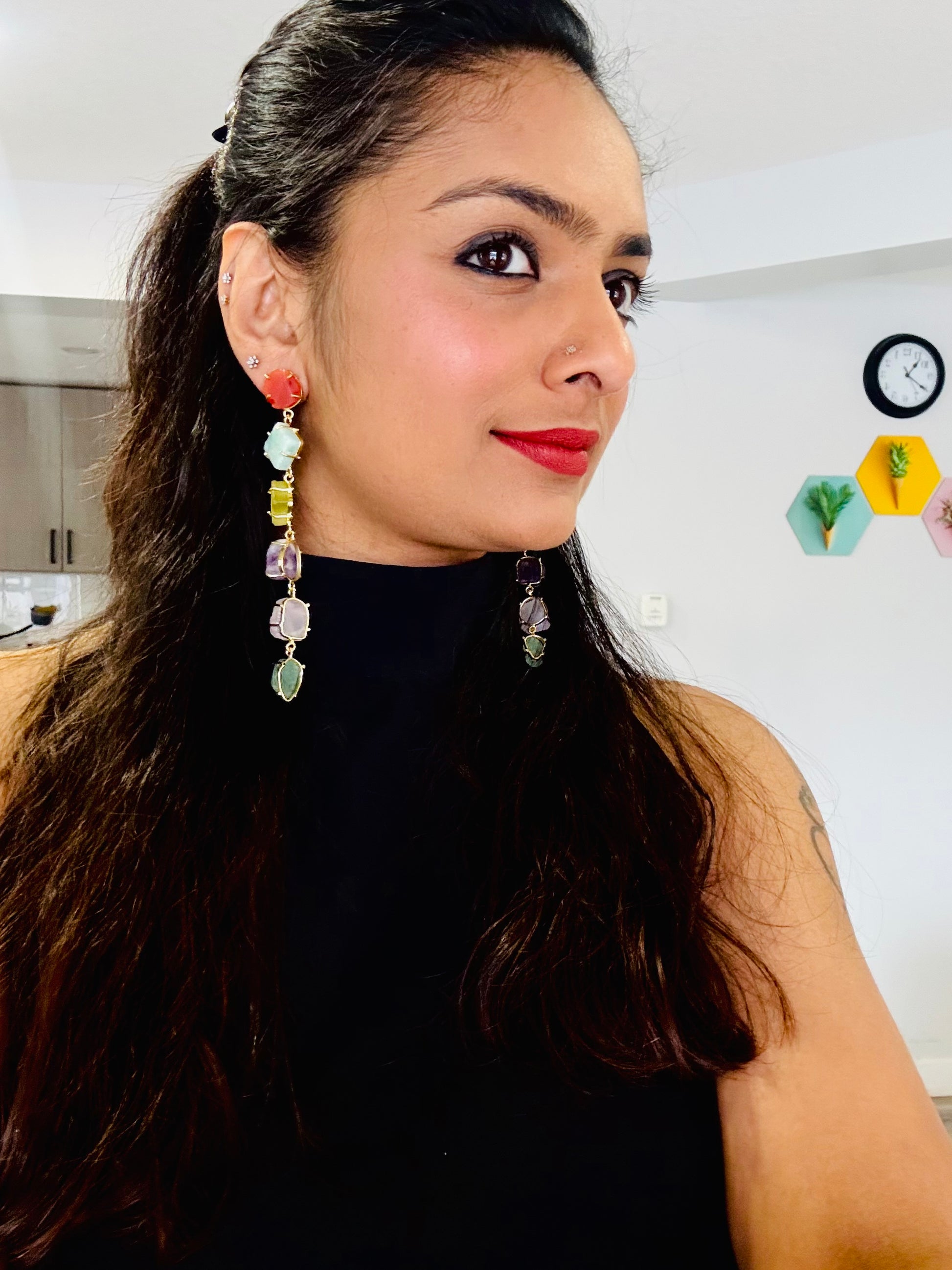 RAW STONE DELIGHT - Earrings