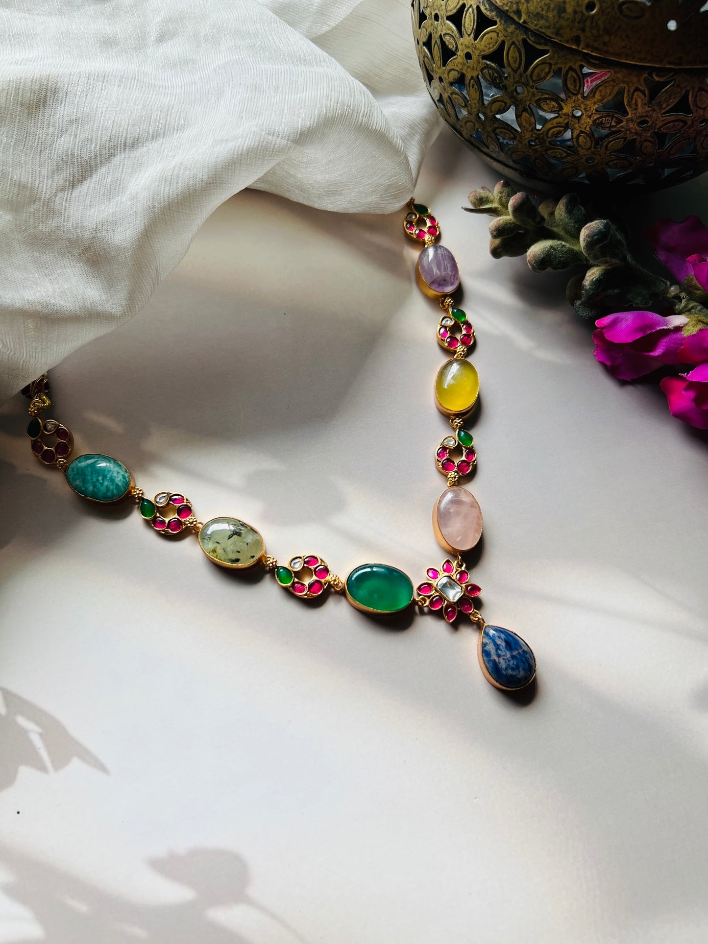 Aaranya Bloom Necklace - Neckpiece