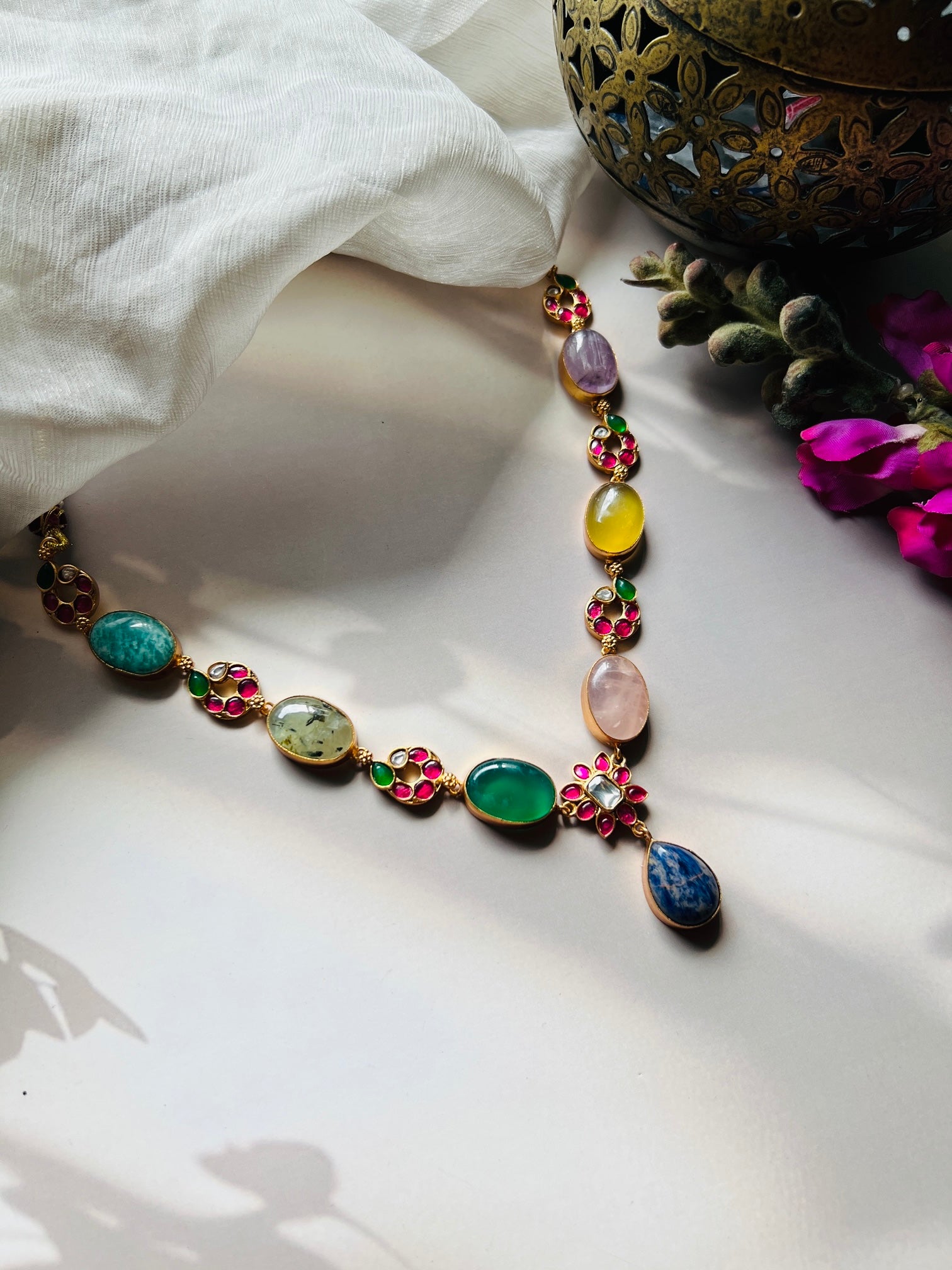 Aaranya Bloom Necklace - Neckpiece