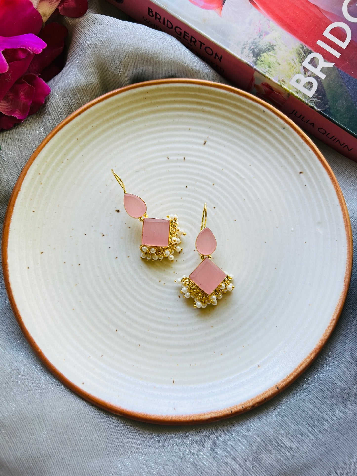 Luna Drape Hoop Earrings