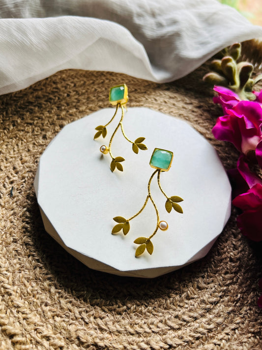 Florenza Drape Earrings - Earrings