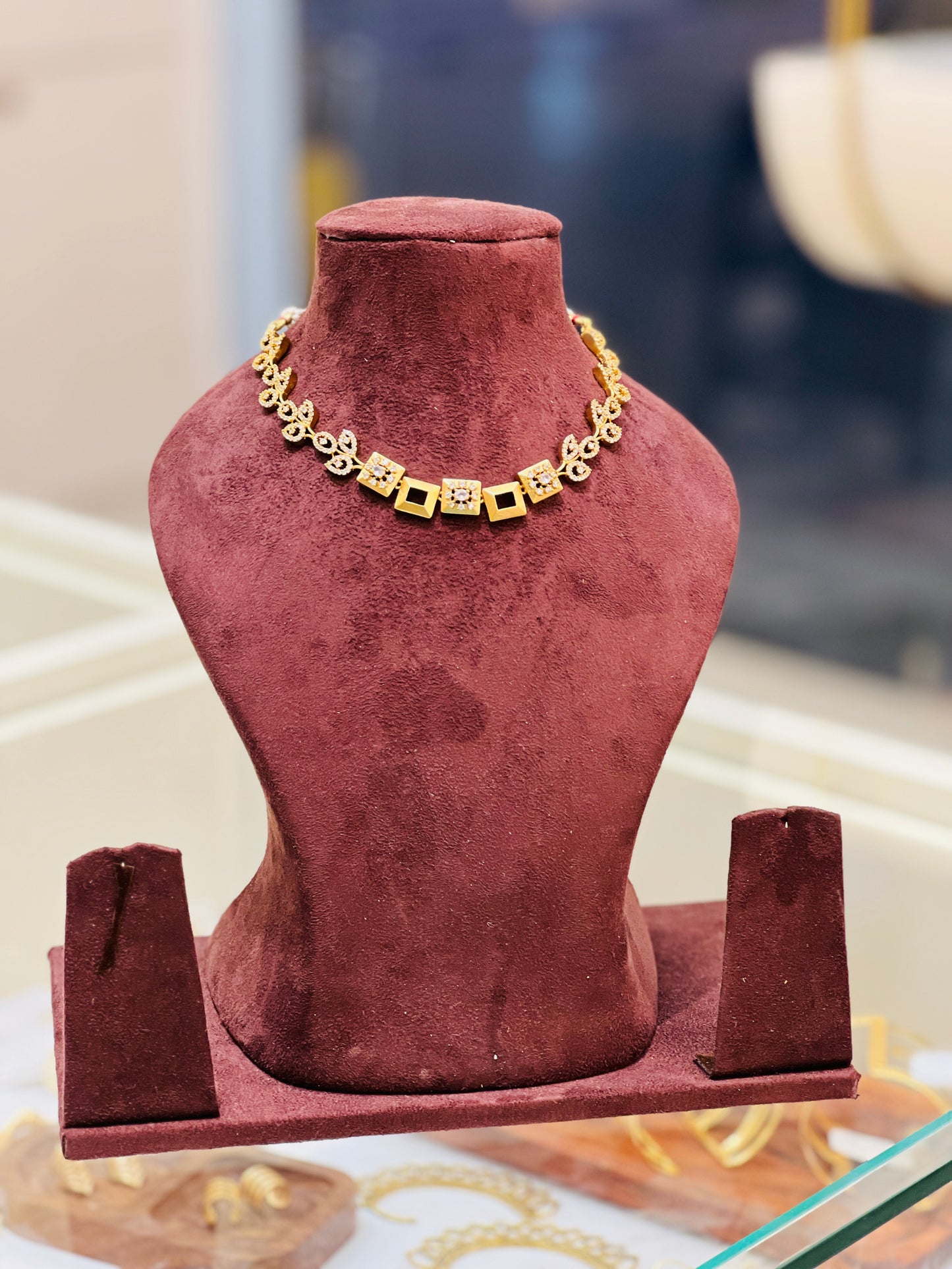 Golden Ivy Charm Necklace