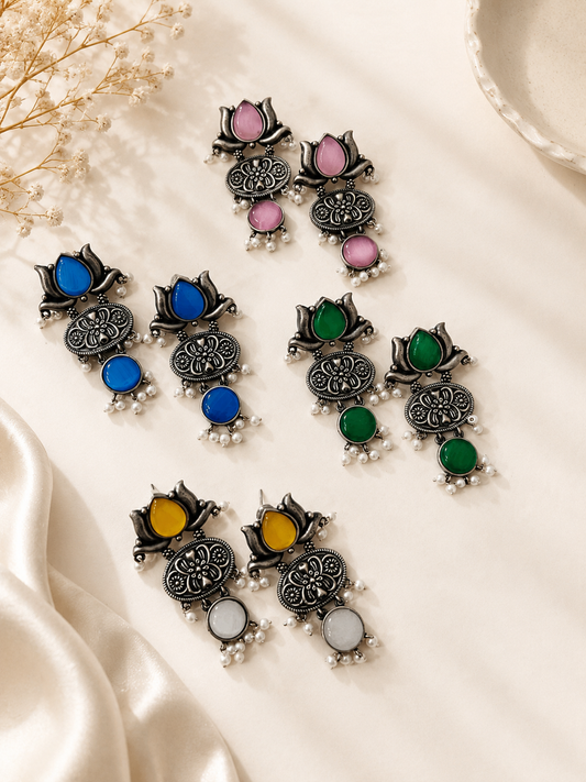 Lotus Noor Earrings