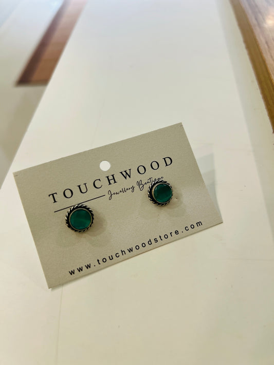 Aurora Stone Studs