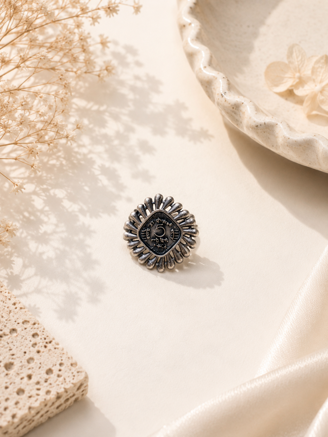 Panch Tatva Coin Ring