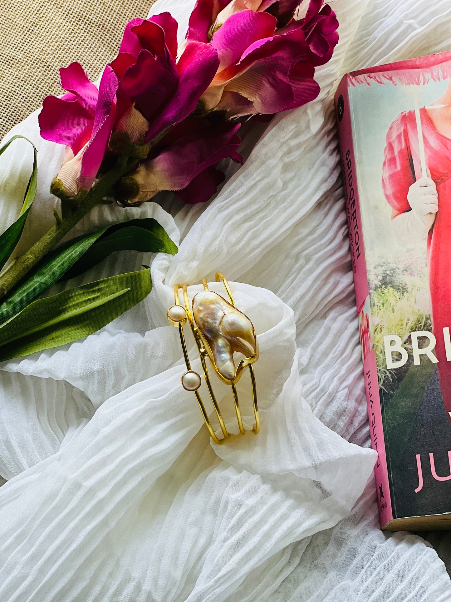 Baroque Majesty Pearl Bangle