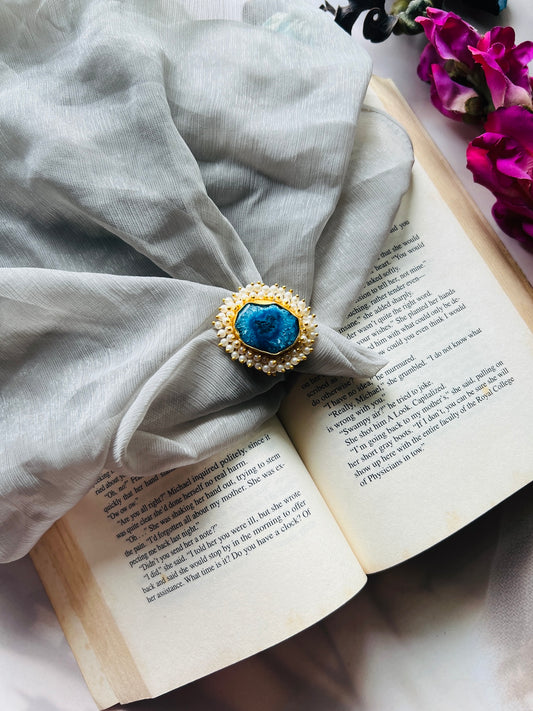 Pearl Glow Natural Stone Ring
