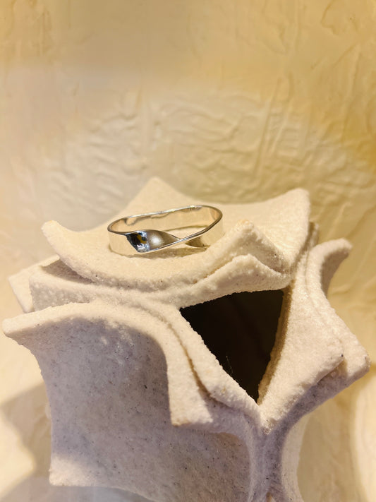 Silver Flow Ring