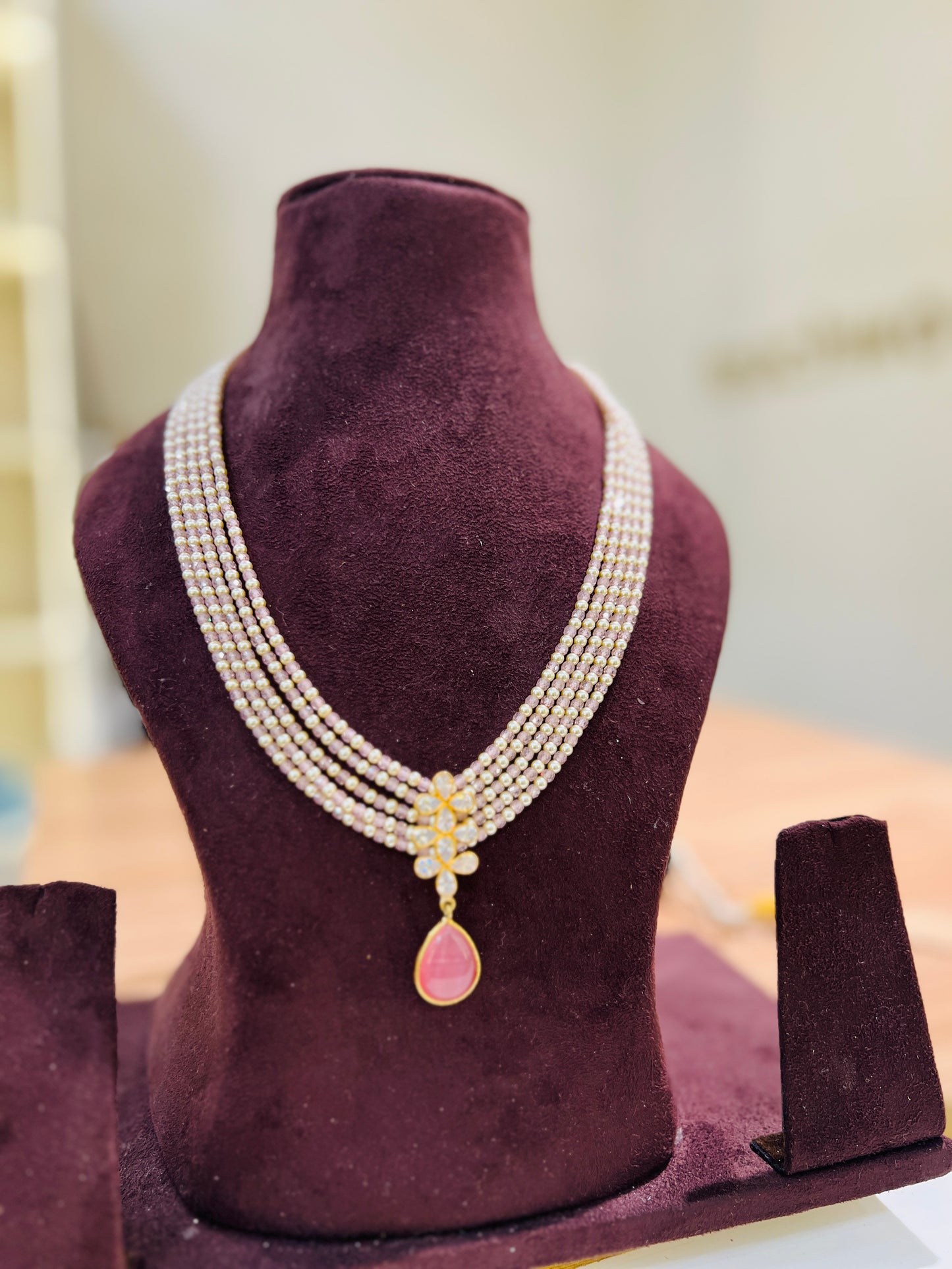 Pearl Blossom Drop Necklace