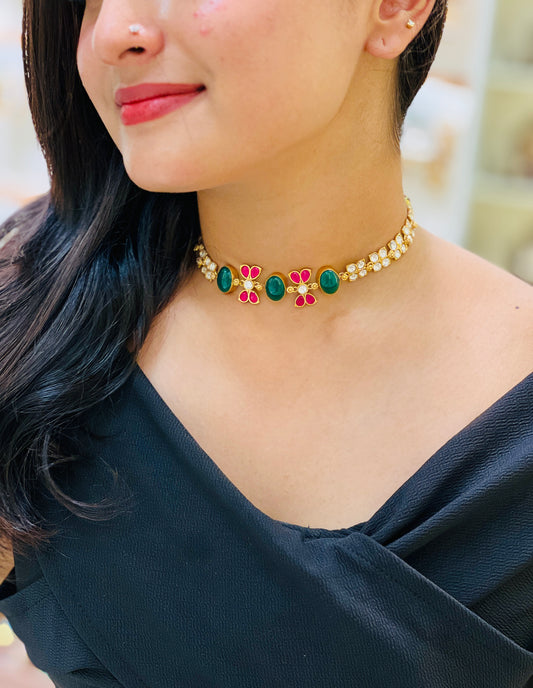 Rosé Monarch Choker