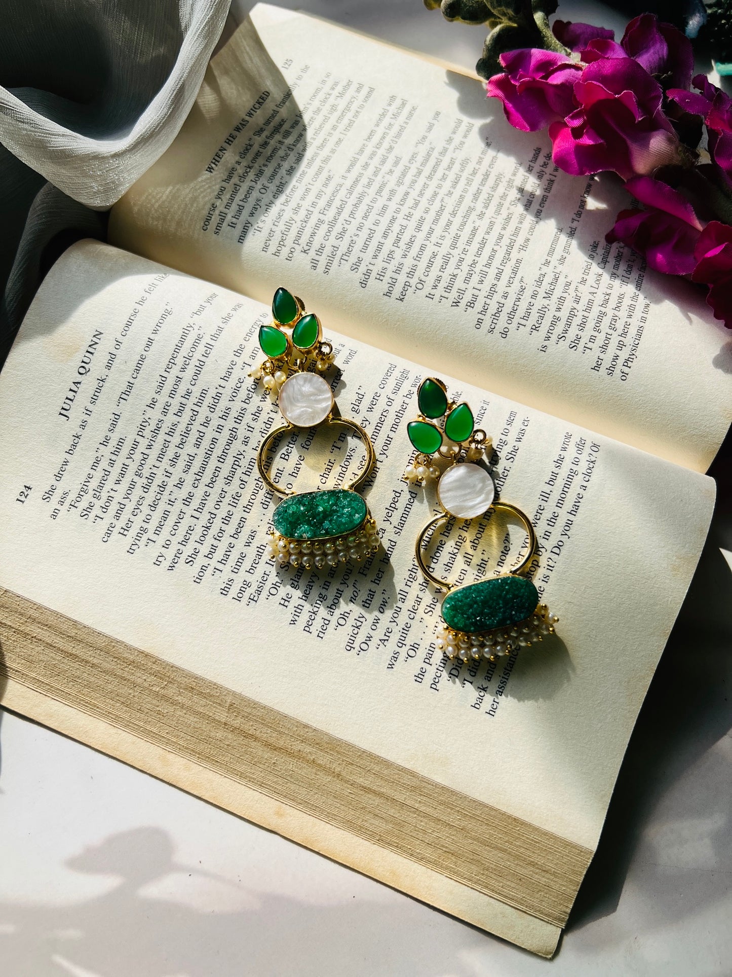 Druzy Pearl Elegance